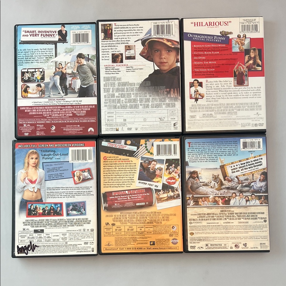 BUNDLE of 6: Comedy Movie DVDs Collection - Picture 2 of 2